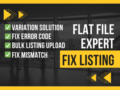 Amazon Flat File Uploads For Create Listing, Variation Setup & Error Fixes