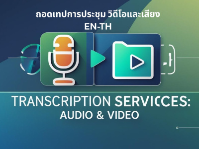 Transcribe Meeting Audio and Video Files into Thai text