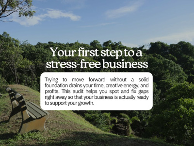 A stress-free creator business audit