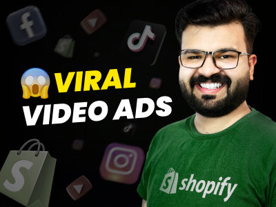 Viral shopify dropshipping video ads for tiktok, facebook, instagram