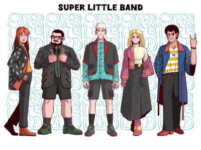 A cool cartoon character design