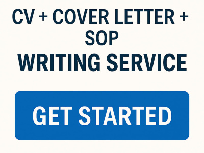 Expert CV, Cover Letter & Motivation Letter Writer | Job & Scholarship