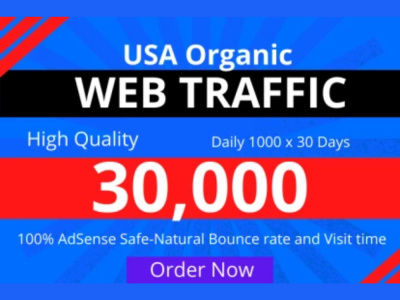 Website Traffic | 50k+ High-Quality targeted web traffic to boost your site
