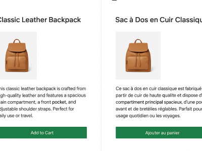 Professional translation of your Shopify store from English to French