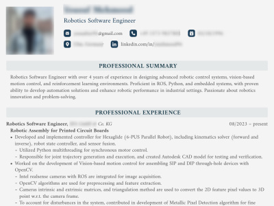 Professional Resume & Cover Letter Design (English or German)