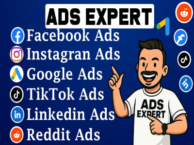 Create ads on facebook instagram google tiktok linkedin and reddit