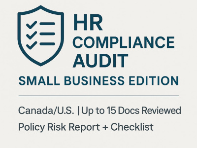 HR Compliance Audit – Small Business Edition | Canada/U.S.