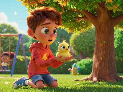 Ai marketing stories video animation, kids 3d cartoon, ai commercial