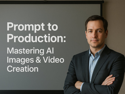 A "Prompt to Production: Mastering AI Images & Video Creation" Lesson