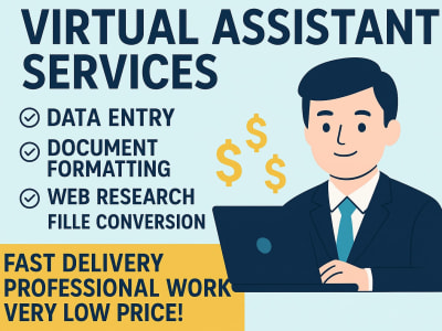 Data entry, document formatting, web research & file conversion ...