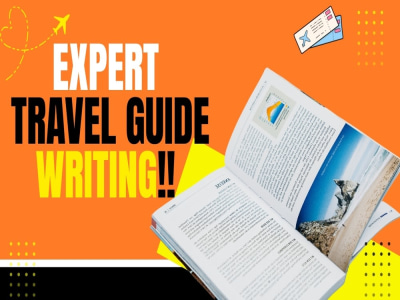 Travel guide book properly written by an expert travel writer