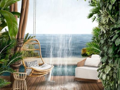 A custom 2D layout design for events, terrace or outdoor decor