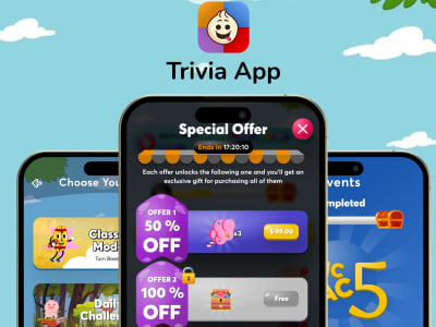 A professional and fully customized 2D/3D mobile game UI/UX design