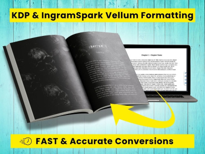 Vellum Fiction Book Formatting (Thriller, Horror, Suspense, Crime, Drama)