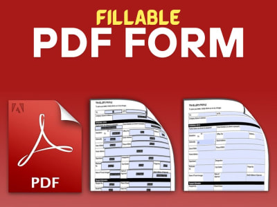 Quick Fillable PDF Form in 24 hours as per your requirements