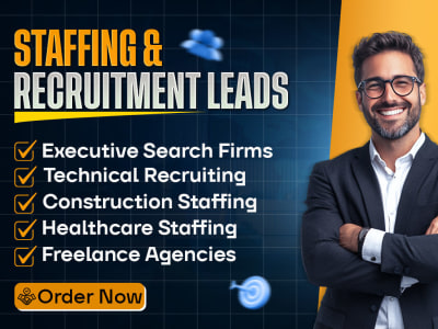 Staffing & Recruiting Agency Highly Targeted Decision-Makers Contacts List