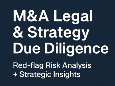 M&A Legal and Strategy Due Diligence Report