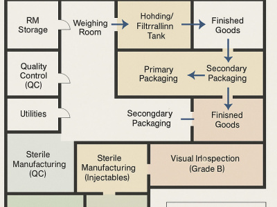 Strategic and technical planning for setting up Pharmaceutical plant