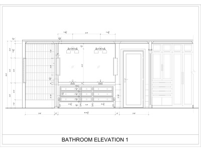 Professional Bathroom Design – 2D Drawings & 3D Renderings