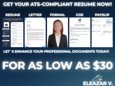 A revamped resume and other professional documents.