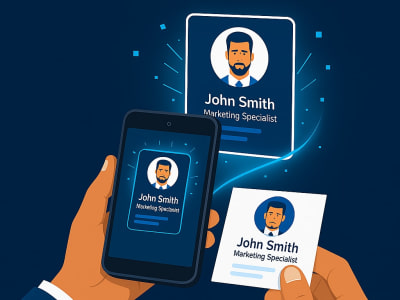 An AR business card that will make you stand out from the crowd.