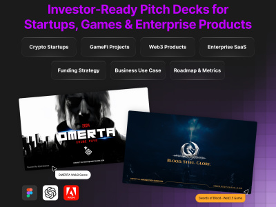 Professional Pitch Deck Design for Startup, Investor & Product Presentation