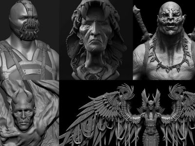 A digital sculpture for 3d printing