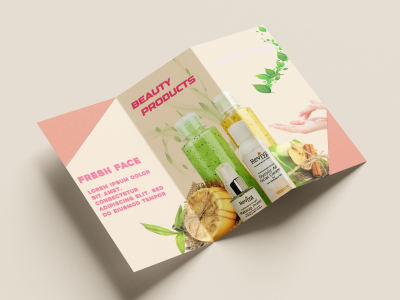 Modern furniture ,beauty product, property brochure with mockup