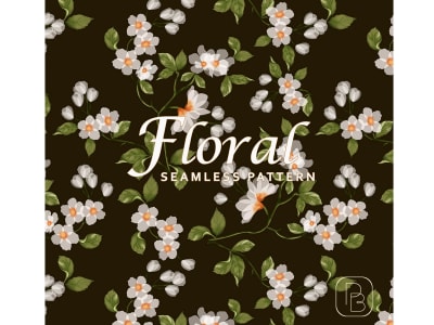 Seamless Repeat Floral Pattern for Textile, Accessories & Home Decor