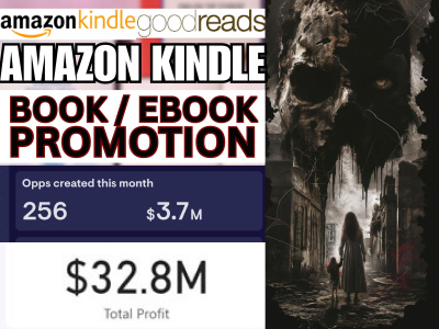Amazon kindle eBook promotion, horror book marketing thriller sales funnel