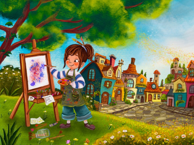 Illustrate whimsical children’s book illustrations for KDP and IngramSpark
