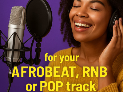 Female Vocal Recording – Studio-Quality Vocals for Afrobeats, R&B, Pop, Rap