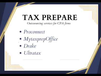 US Tax Preparation and Admin services for CPA firms