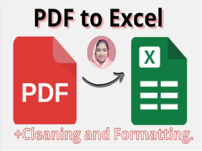 PDF converted into a well-structure Excel/Google Sheets