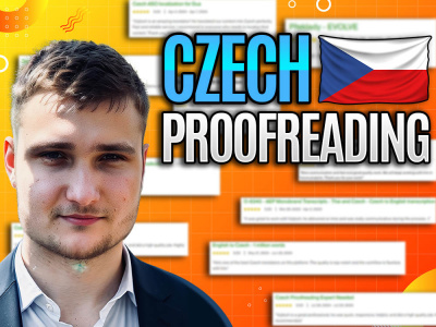 Professional native Czech proofreading (blog content)