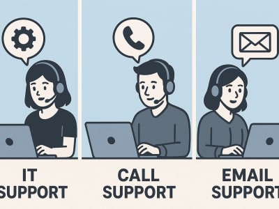 Chat/Call/E-Mail Support for your Shopify Businesses to guide the Customers