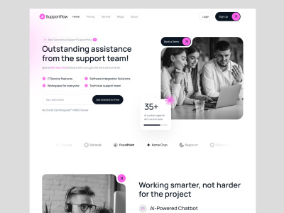 A SaaS MVP UI UX design with conversion-focused microcopy and flows ...