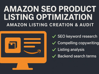 Amazon SEO Product Listing Optimization | Amazon Listing Creation & Audit