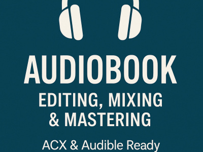 Audiobook Record, Editing, Mixing & Mastering | ACX & Audible Ready