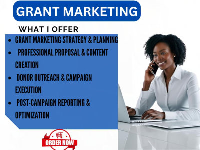 Grant Marketing, Fundraising Campaigns, Donor Outreach Grant Research