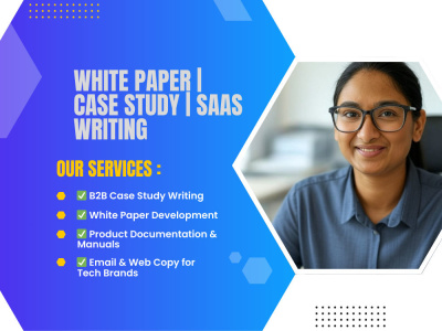 Professional White Paper or Case Study for SaaS, Tech & B2B