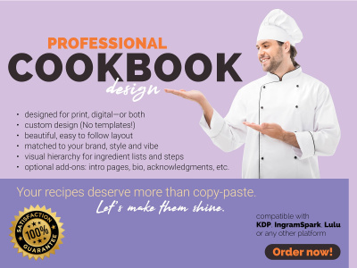 A high-quality, professional cookbook layout for print or digital selling