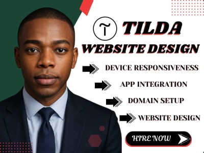 Professional & Converting Tilda Website, Tilda SEO, Site123, Jimdo Website