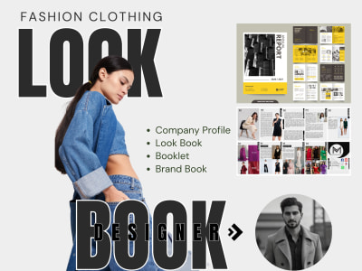 Fashion Lookbook, Brand Book, Company Profile & Clothing Catalog Design
