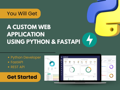 A Custom Web Application Using Python & FastAPI | Upwork