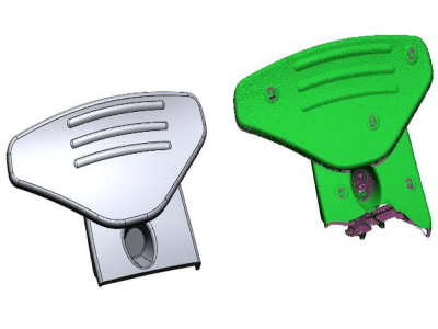 A cad model from scan data
