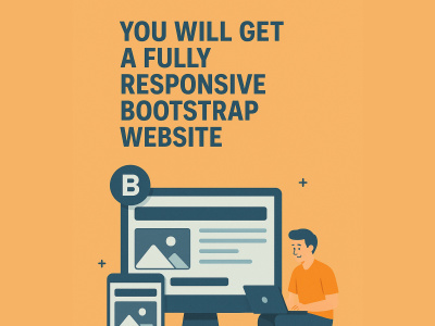 A fully responsive Bootstrap website | Upwork