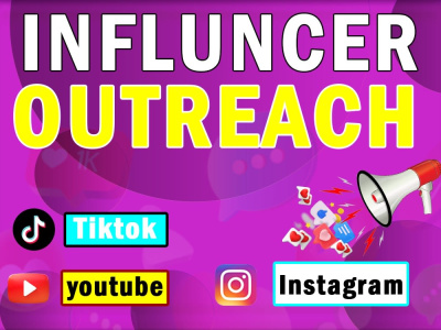 Influencer Marketing Manager | Outreach + Influencer List Building
