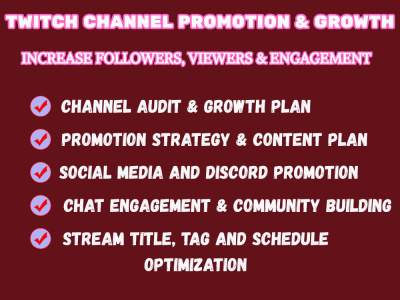 🚀 Twitchl Promotion & Growth | Increase Followers, Viewers, & Engagement