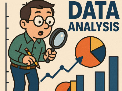 Data analysis, data visualization, data analytics or predictive analytics